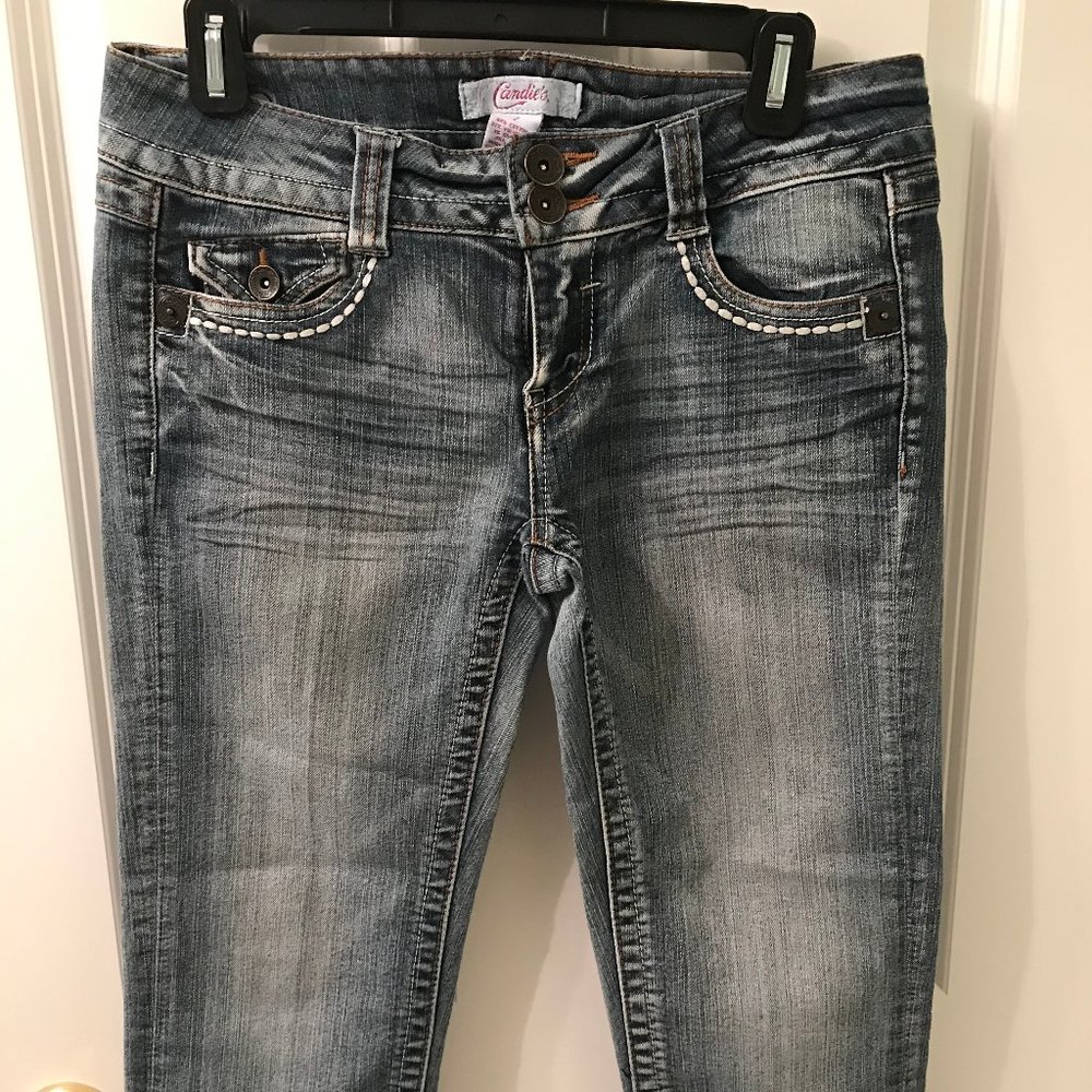 Denim Capri Pants